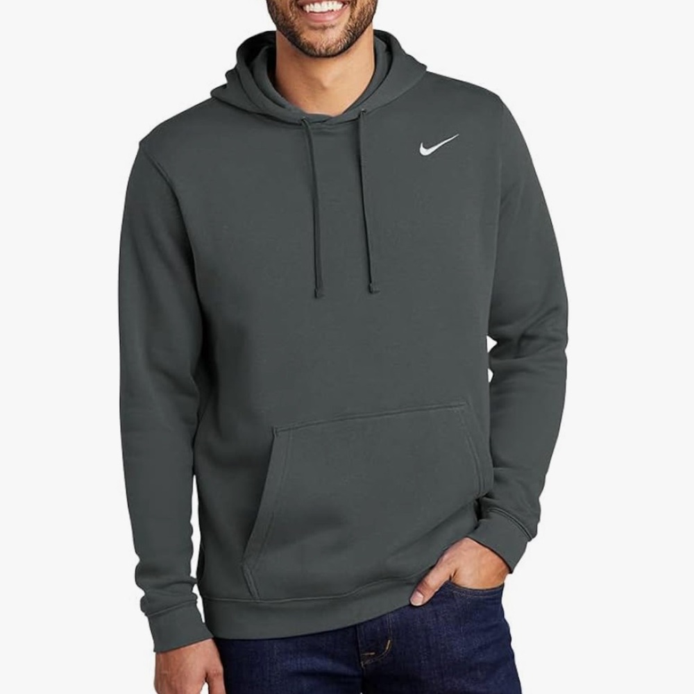 Nike - Men's Team Club Pullover Hoodie - Anthracite - XL